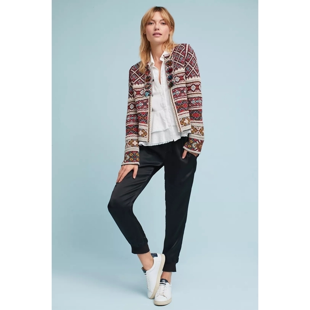 Aldomartins X Anthropologie Inverness Alpaca Blend Cardigan Sweater Size 10